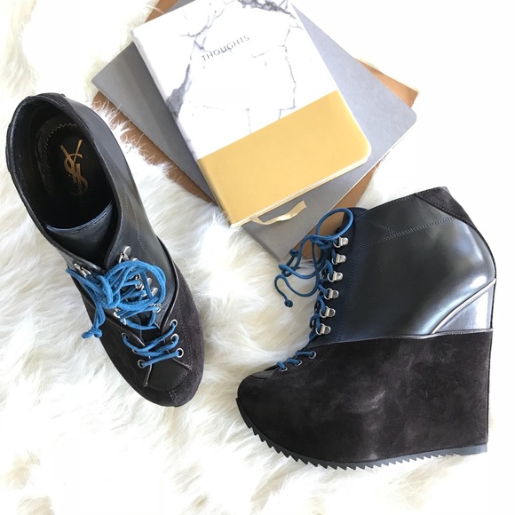 ysl platform boots